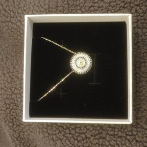 925 Sterling Silver Big Evil Eye Necklace